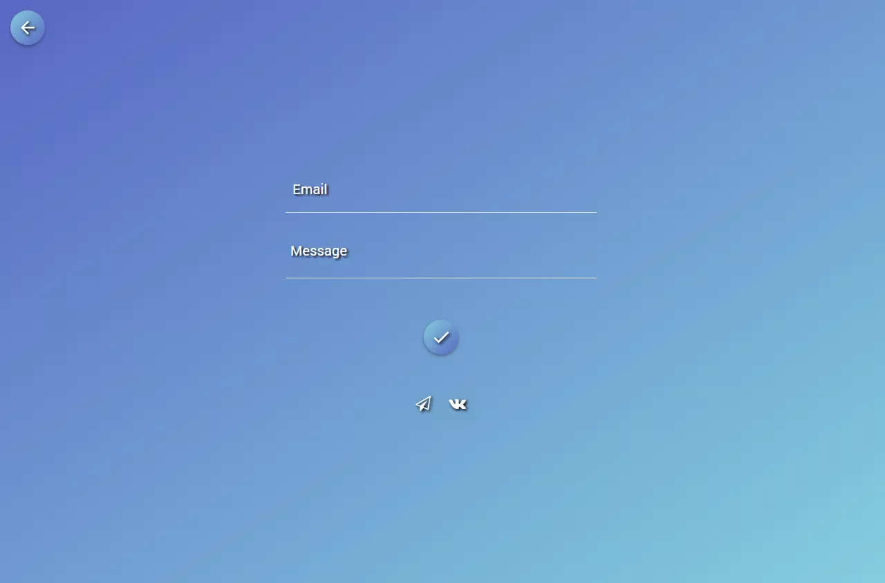 portfolio contact site index page preview